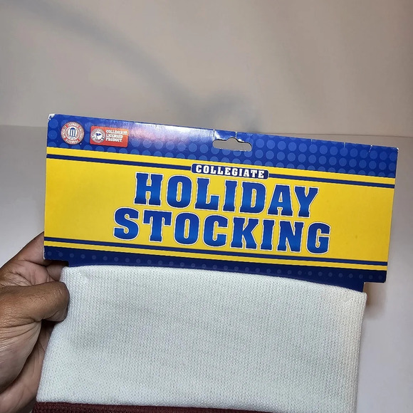 Mississippi State University Collegiate Oversized Holiday Snowman Stocking NEW! - Picture 3 of 6